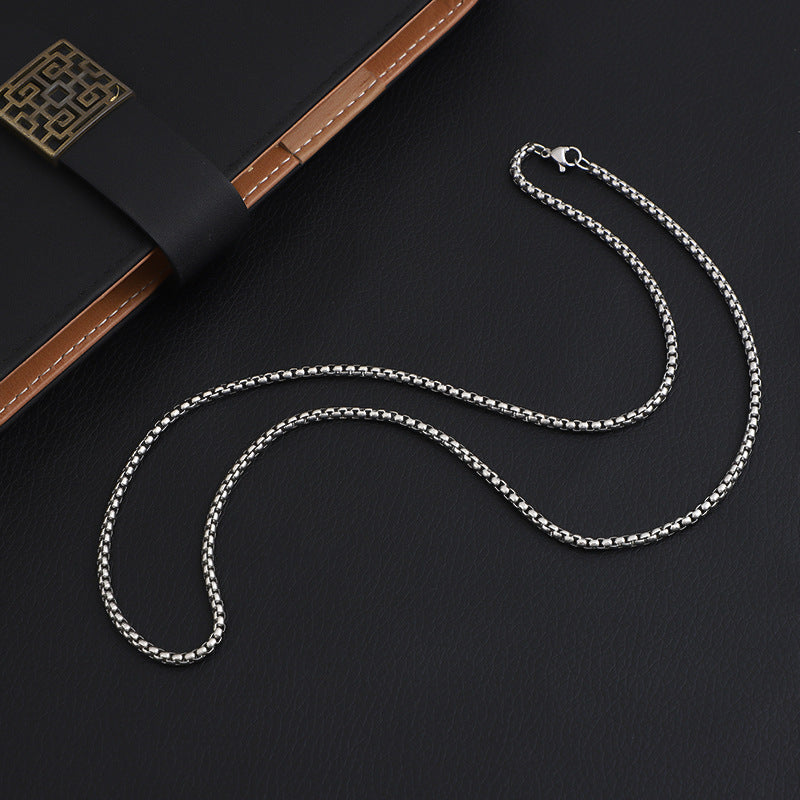 Unleash Power — Titanium Steel Dragon Chain Necklace