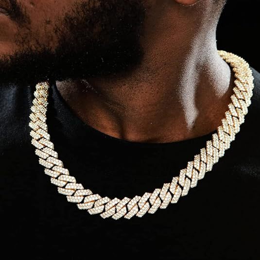 Cuban Chain 15MM — Diamond-Encrusted Statement Necklace