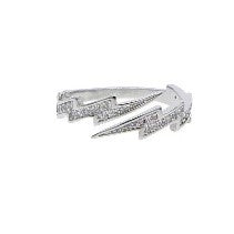 Shock Value — Lightning Open Finger Ring