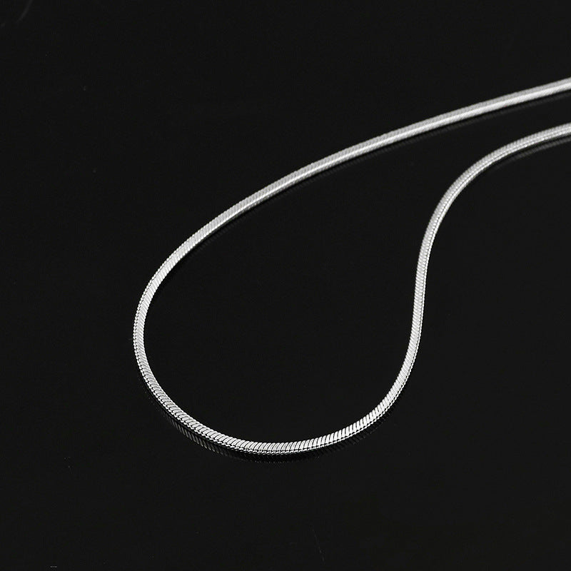 Steel Edge — Men’s Titanium Steel Snake Bone Chain (1.2mm, 60cm)